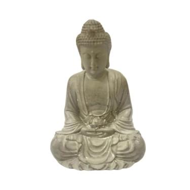 Imagem de Fenteer Estátua de Buda, Estátua Decorativa para Entrada, Ornamento Portátil e Leve, Enfeite de Mesa Colecionável, Escultura Budista