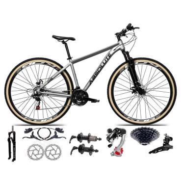 Imagem de Bicicleta Aro 29 Absolute Nero 5 Câmbios Shimano 24v K7 11/32 Freio Hidráulicos Trava Pneu Faixa-Unissex