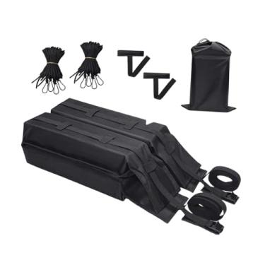 Imagem de Fenteer genérico de almofadas macias para bagageiro de teto de carro, acessórios automotivos fáceis de instalar para caiaque.