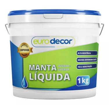 Imagem de Manta Líquida Eurodecor 1Kg Impermeabilizante para Interior e Exterior