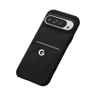 Imagem de Capa De Couro Macio Botânico Para Google Pixel, Capa Traseira Protetor