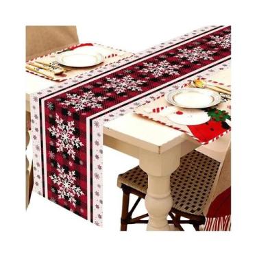 Imagem de Caminho De Mesa De Natal, Decoração Para Casa, Decoração De Mesa De Na