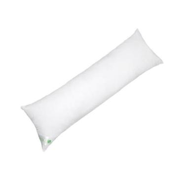 Imagem de Travesseiro de Corpo Abraço 50cm x 150cm Branco Lavive