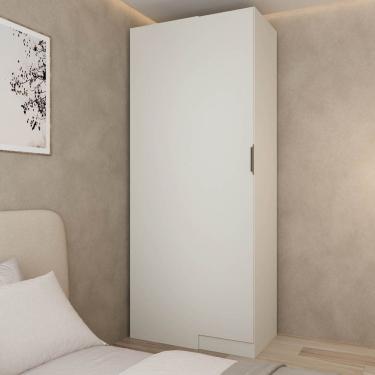 Imagem de Guarda Roupa Modulado 100% Mdf de Canto Linear Orion Cabecasa Madeiraoriginals Aveia