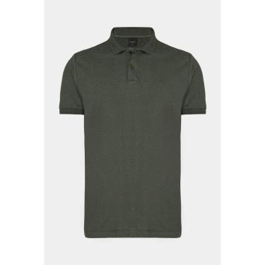 Imagem de Polo Aramis Manga Curta Gola Mescla Verde Militar-Masculino