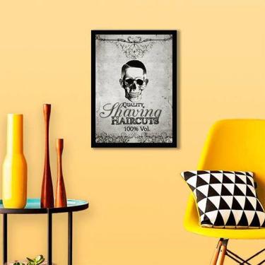 Imagem de Quadro Decorativo Quality Shaving Haircuts