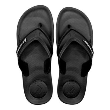 Imagem de Chinelo Rider Trace Dedo, Preto, Preto, Branco, 41