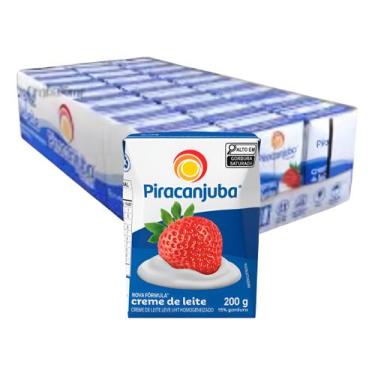 Imagem de Creme De Leite Piracanjuba 200g Caixa Com 27 Unidades