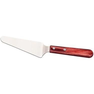 Imagem de Espátula para Bolo Inox Tramontina - Polywood, Vermelho