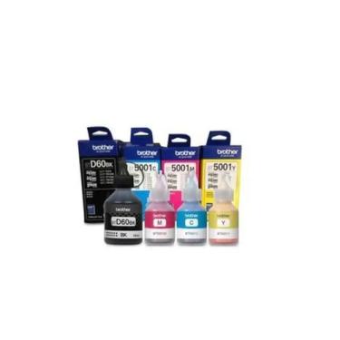 Imagem de Kit De Tintas Bdt60bk E Bt5001, Cmy Com 4 Unids (1 Cd Cor) - brother