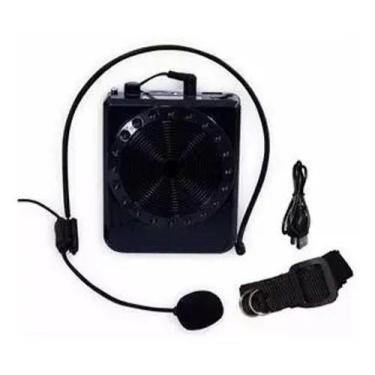 Imagem de Rádio Megaphone Speaker Multifunções K150 com Rádio FM e USB Player - 