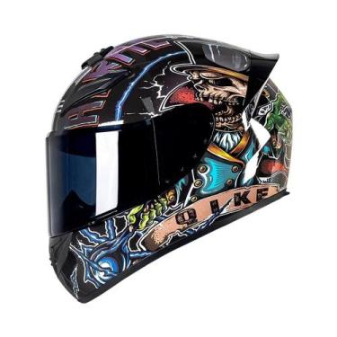 Imagem de Capacete De Motocicleta Retro Unissex DOT Para Passeios E Motocross Qu