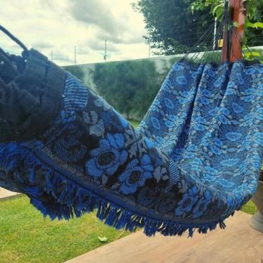 Imagem de Rede de Dormir e Descanso Casal Gigante Reforçada Indiana para Varanda