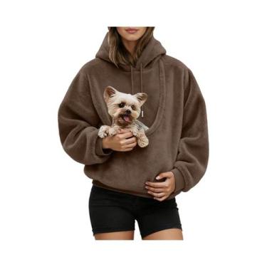 Imagem de Moletom Unissex De Pelúcia Para Transporte De Animais De Estimação, Ma