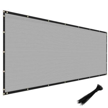 Imagem de Tela de Privacidade para Cercas Windscreen4less 1,2 m x 15 m Cinza