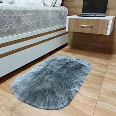 Imagem de Tapete Manta Pelo Alto 7cm Peludo 1.20x50 Cor:CINZA