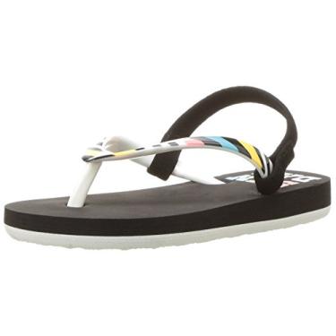 Imagem de Roxy Chinelo infantil TW Pebbles, Gráfico preto, 19