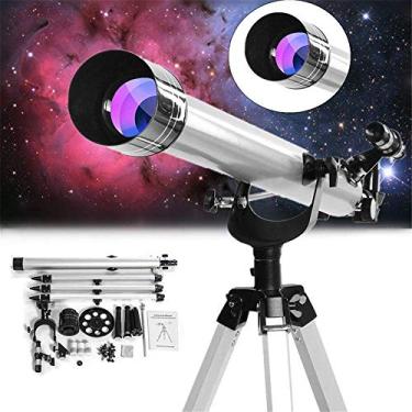 Imagem de Telescópio 675x de alta ampliação astronômico refrativo zooming telescópio para observação espacial celestial visão noturna ajustável hd Double the comfort