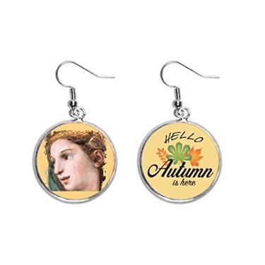 Imagem de Agricultura colheita de grãos cultivando orelhas pendentes folha de outono joia brinco