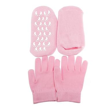 Imagem de FOMIYES Seco Rachado Meias Femininas Mangas e Luvas De Calcanhar Hidratante Meias Anti- Meias De Gel Hidratante Mangas De Meia De Calcanhar Rachado Meias e Luvas Suave Definir Senhorita