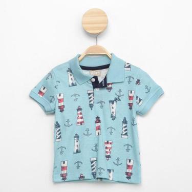 Imagem de Camisa Polo Infantil Kyly Estampada Menino - Milon