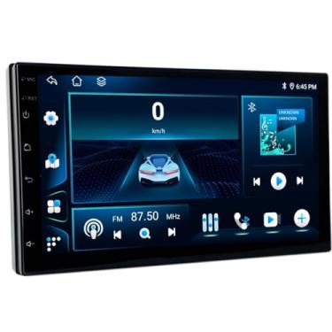 Imagem de Central Multimidia 7pol Octa-Core 4GB 64GB Android 13 Carplay Android Auto