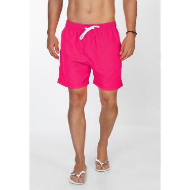 Imagem de Short Praia Tactel Bermuda Pink Praia e Piscina Liso
