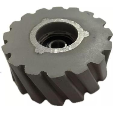 Imagem de Roldana Emborrachada 25x61mm Rolamento Interno P/ Coladeiras - Cds Fer