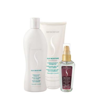 Imagem de Kit Senscience True Hue Moisture Silk Duo Oil (3 produtos)