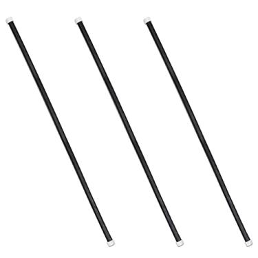 Imagem de Beistle 3 peças de bengalas teatrais de madeira novidade acessórios de fantasia para festa de Halloween, 92,7 cm, preto/branco