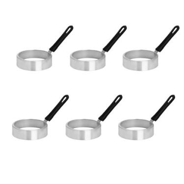 Imagem de Anel P/ Fritura De Ovo Frito Em Forma De Panqueca kit com 6 unidades -