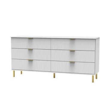 Imagem de Cômoda Ditália 6 Gavetas DM-240 Cozy, Branco