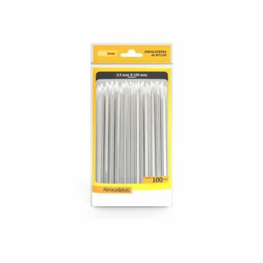 Imagem de Abraçadeira Plástica 3,5 X 150Mm Branco Pacote Com 100 Un - Enerbras