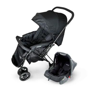 Imagem de Carrinho com Bebê Conforto Travel System Choice Voyage Preto
