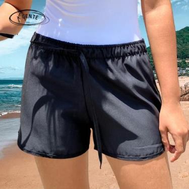 Imagem de kit com 3 short tactel feminino boxe para academia saida de praia - co