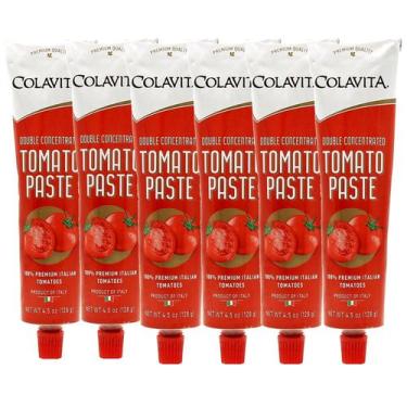 Imagem de Pasta de Tomate Duplo COLAVITA Tubo 128g (6 Tubos)
