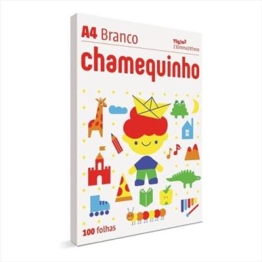 Imagem de Papel sulfite A4 Chamequinho branco 75g com 100 folhas - Chamex