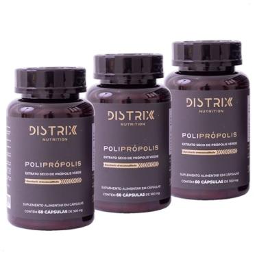 Imagem de Kit Própolis Verde PoliPropolis 15mg - 3x 60 Cápsulas | Própolis Verde em Cápsulas | Sem Álcool - Distrix Nutrition