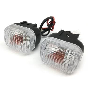 Imagem de SPNUVR 2 peças de luzes indicadoras de pisca dianteiras para motocicleta, adequado para Yamaha BWS 50 100 125 ZUMA/50F/50 FX ZUMA 125 (transparente)