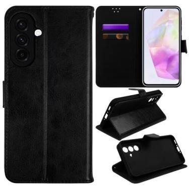 Imagem de Capa Carteira Case com Flip para Samsung Galaxy A36 Cor Preta - LXL