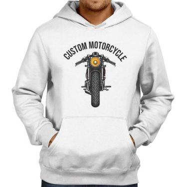 Imagem de Moletom Custom Motorcycle - Foca na Moda, Branco, G