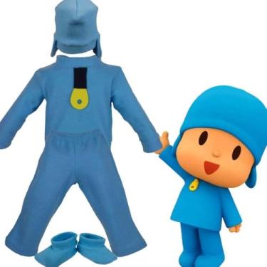 Imagem de Fantasia Pocoyo Bebê Com Gorro Único 01