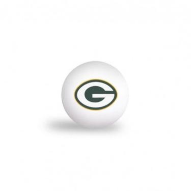 Imagem de Bolas de pingue-pongue Green Bay Packers - pacote com 6