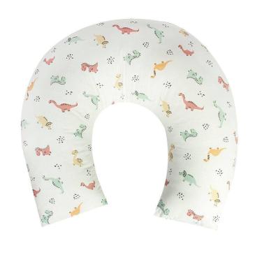 Imagem de Almofada De Amamentação Baby Percal 200 Fios Algodão - Dinossauros
