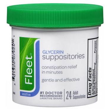 Imagem de Supositórios de glicerina Fleet Adulto 24 cada por Boudreaux (pacote com 6)