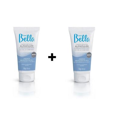 Imagem de Kit 2 Cremes Calmante pós depilação Alfazulen Depil Bella