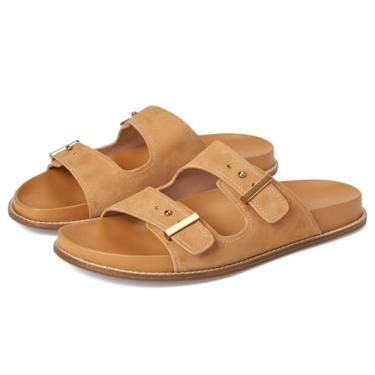 Imagem de Cole Haan Sandália rasteira feminina Marisol, Camurça Biscuit, 41