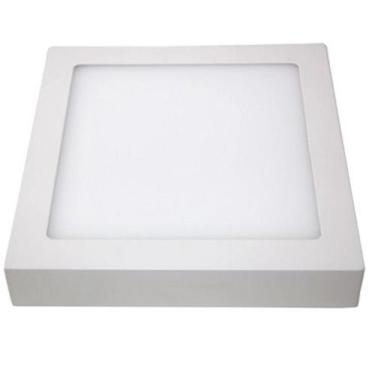 Imagem de Painel Led de Sobrepor Quadrado 6W  branco quente 3500k/branco frio 65