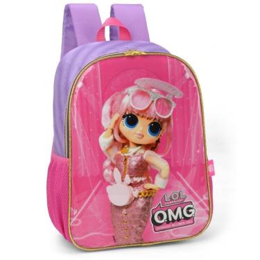 Imagem de Mochila de Costas Luxcel OMG Lol Rosa-Feminino