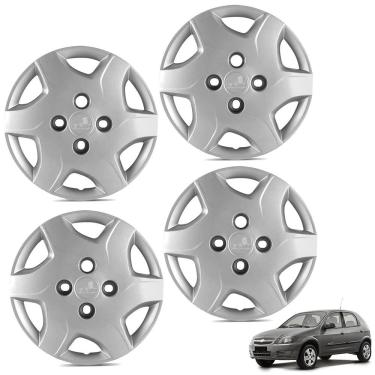 Imagem de Jogo De Calota Celta 2012 A 2015 Aro 13 Cubo Baixo Prata